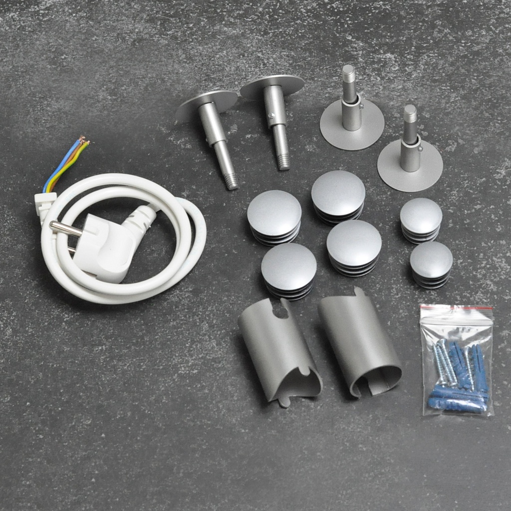 Полотенцесушитель Пэк сп 6 П 80х50 32 мм матовый хром